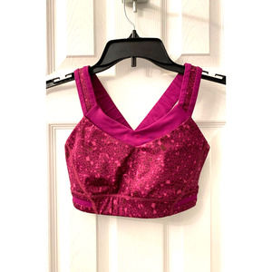 Lululemon Sports rack pack Bra Size 4 Pink